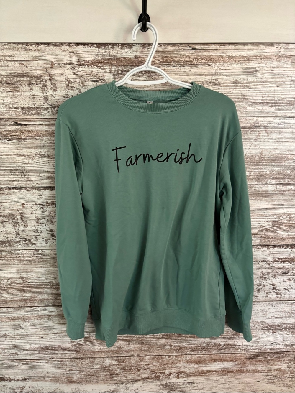 Farmerish Sage Green Sweatshirt